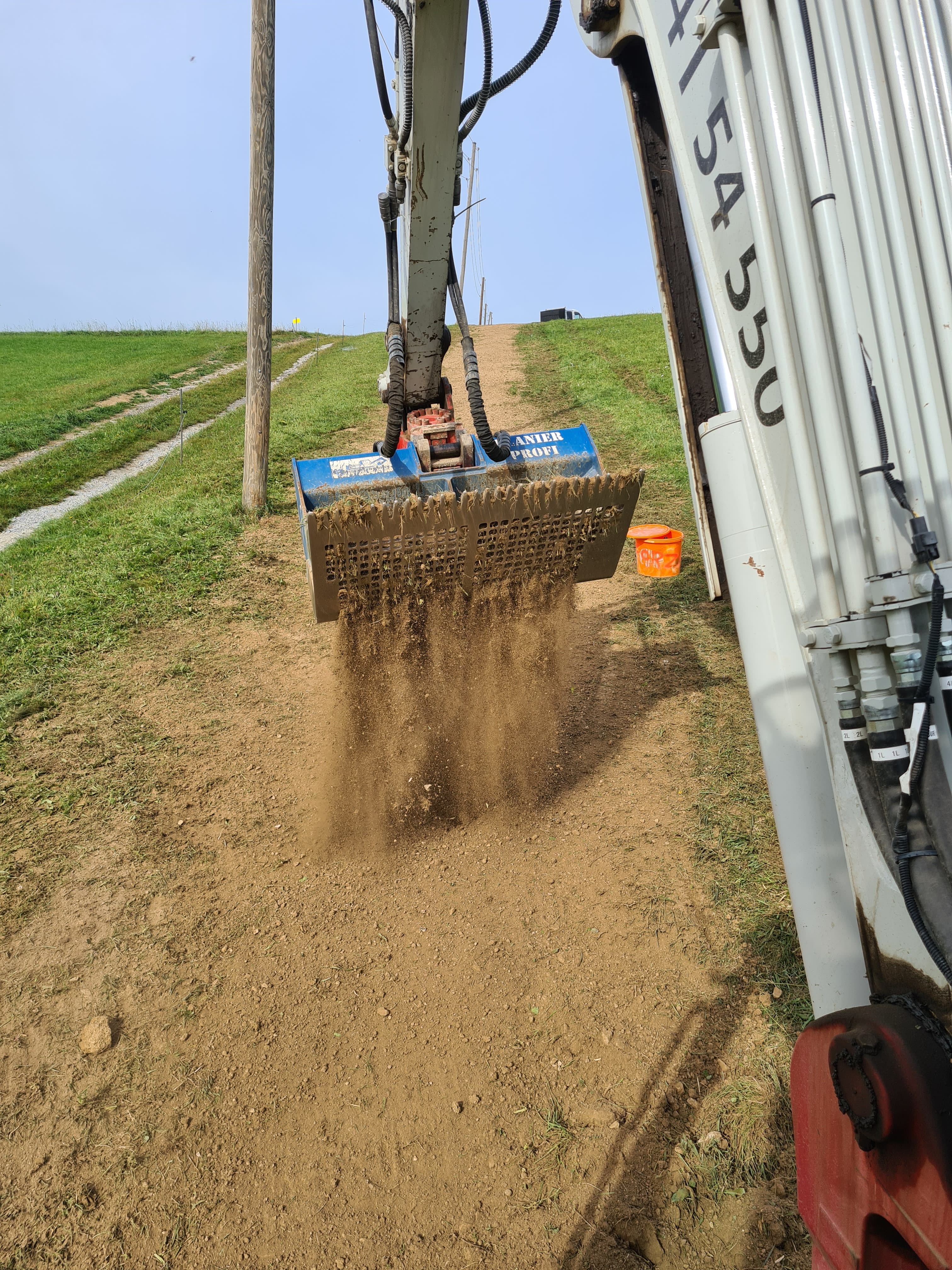 Baggertech im Einsatz